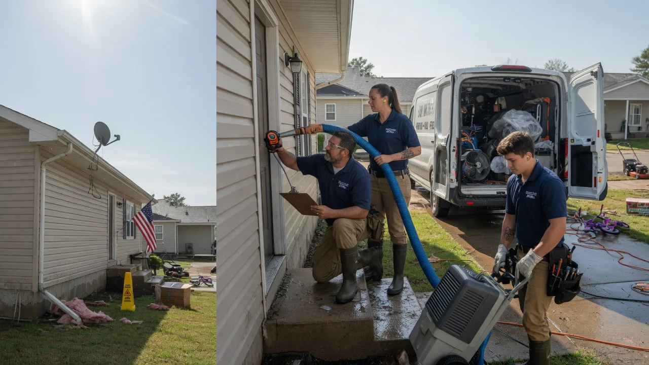 Ceiling Water Damage Restoration in Linden, PA near me